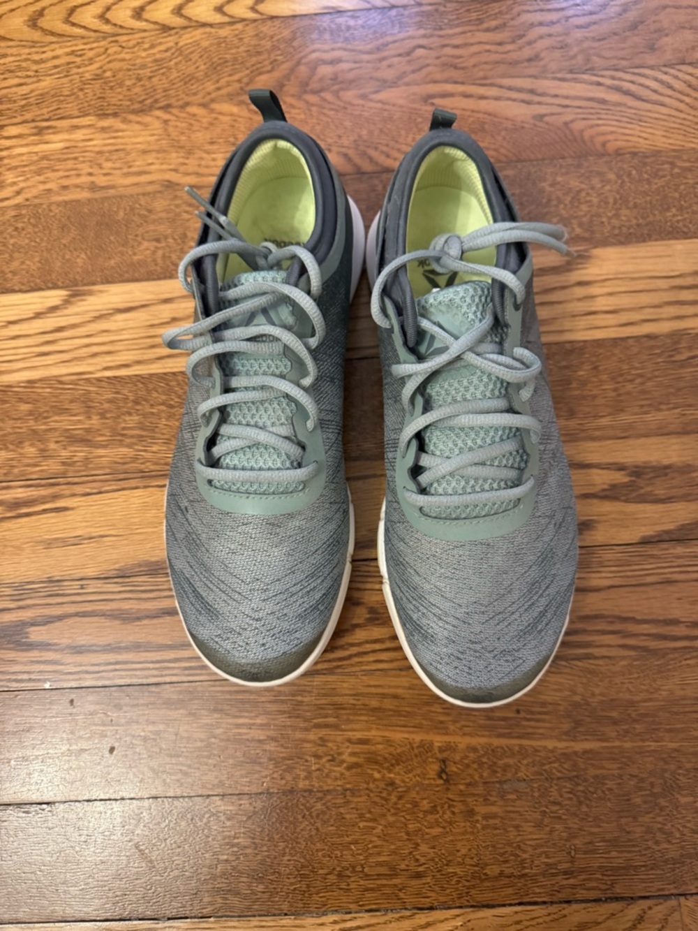 Reebok Women's Athletic Shoes in Gray and Light Green